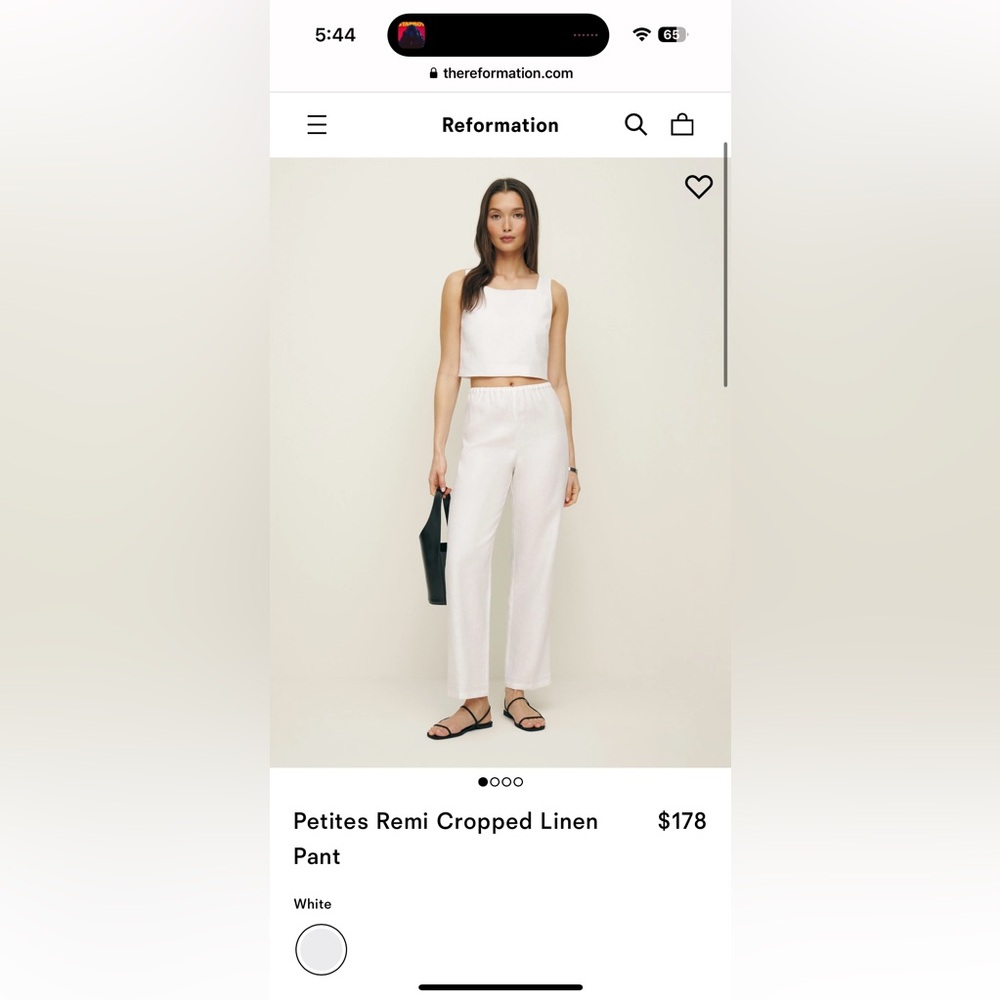 NWT Remi Pant reformation